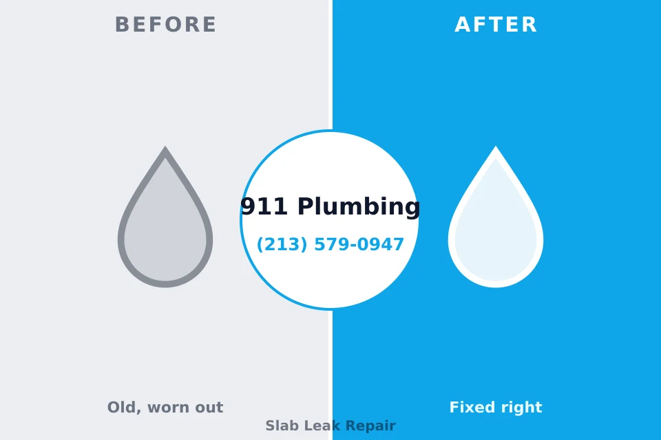 Before and after: plumbing company Ocean Acres, NJ